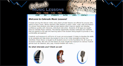 Desktop Screenshot of coloradomusiclessons.com